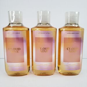 Set of 3 Bath & Body Works CLOUD 9 NINE Body Wash Shower Gel Full Size 10 oz ea